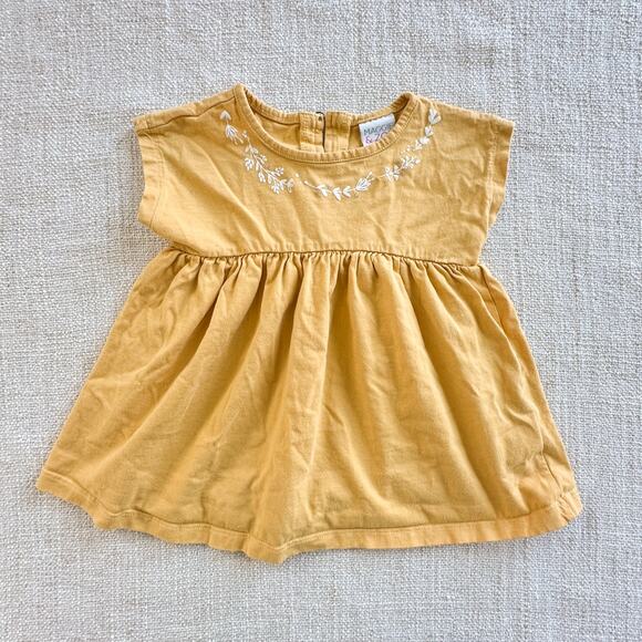 Maggie & Zoe Yellow Dress GUC 24mo - Picture 1 of 6